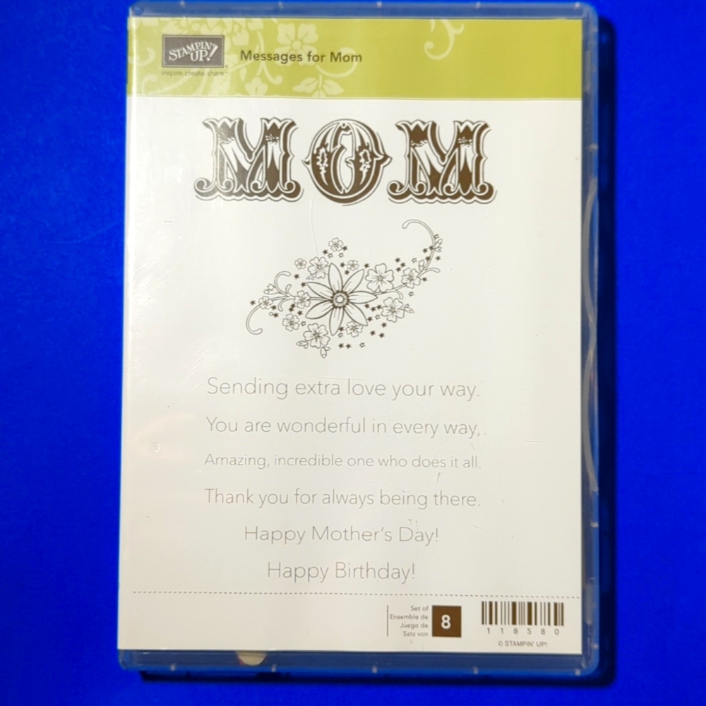 Srampin' Up Messages for Mom